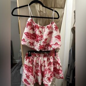 Brand new never worn! Fancy D Boutique!!! Tropical Print Women's Two-Piece Set
